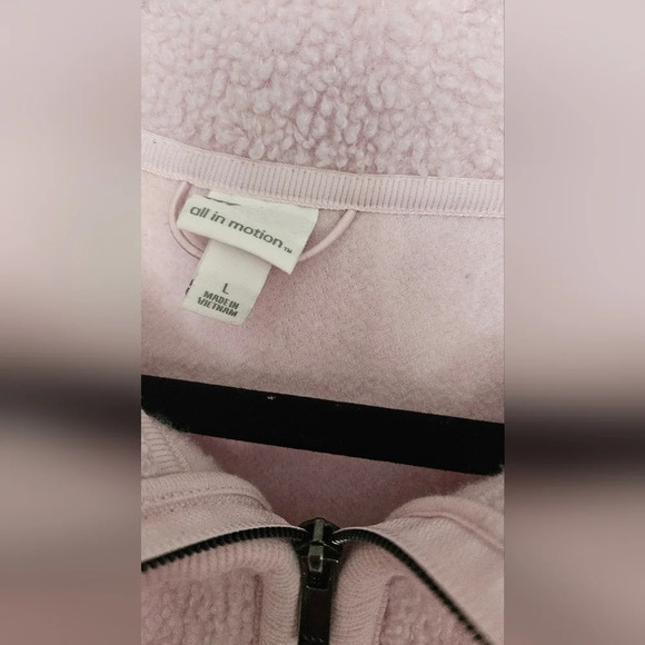 All in Motion womens sherpa full zip jacket. Size large - Picture 7 of 10